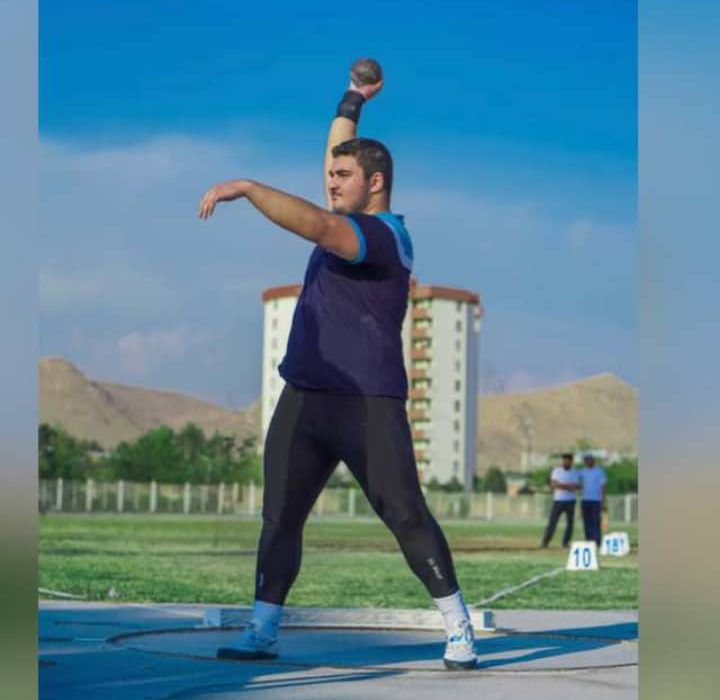 مالک سزاوارملوکی بارکوردبالای ۱۷ متر قهرمان پرتاب وزنه، نوجوانان کشور شد